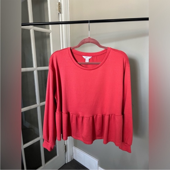 jilly x joe fresh Tops - Joe Fresh x Jillian Peplum LS Top (L)